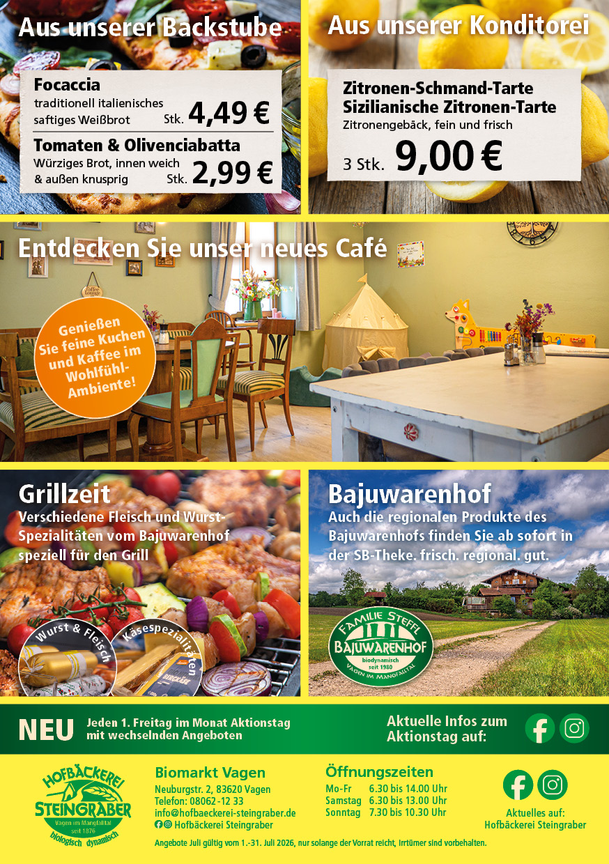 Steingraber Angebot A5 Juli 20262