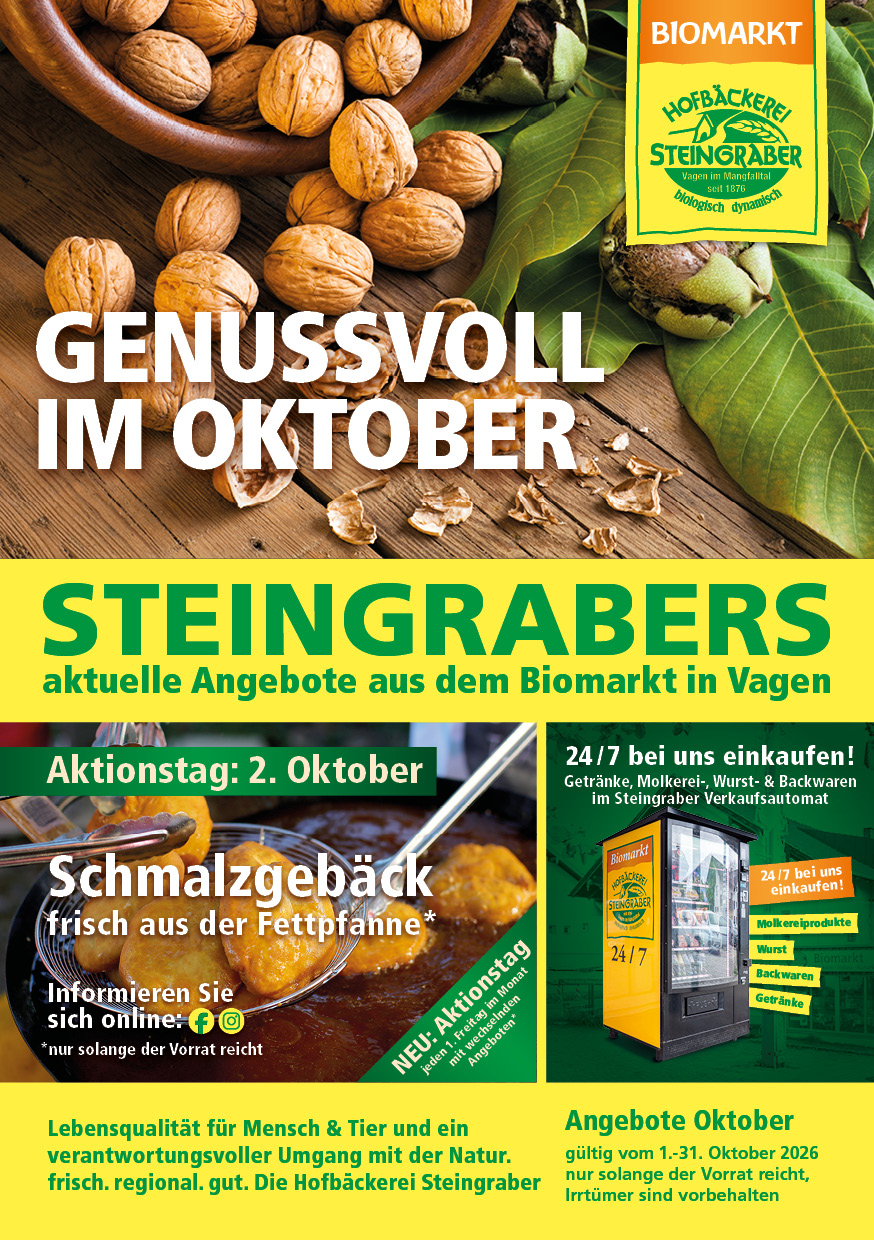 Steingraber Angebot A5 Oktober 2026